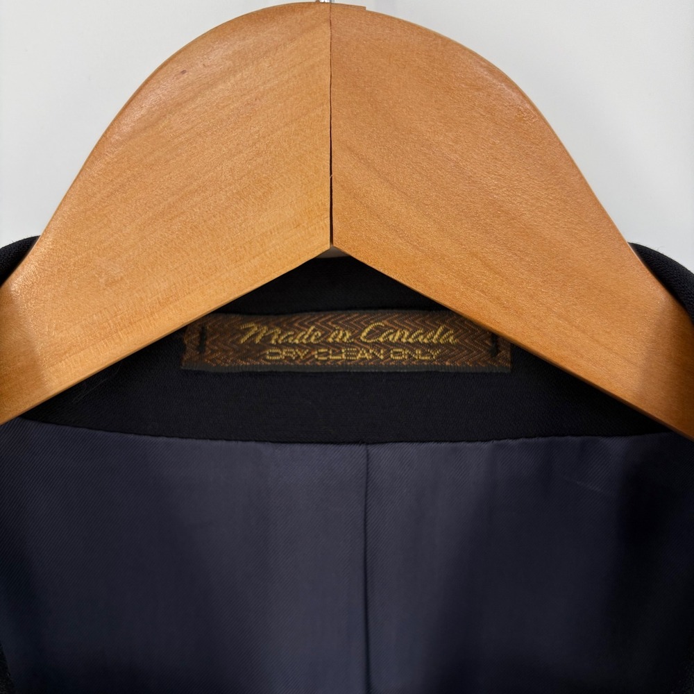 Ralph‎ Ralph Lauren Blazer Wool Black Two Button Classic Professional 41R Jacket - Picture 9 of 14